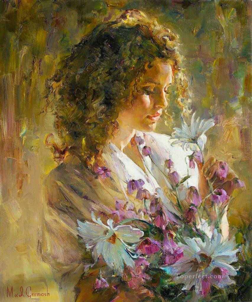 Pretty Girl MIG 52 Impressionist Oil Paintings